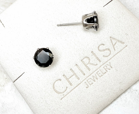 MILETO Nero Studs