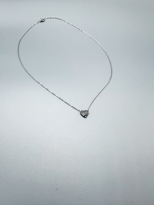 MILETO Cuore Nero Necklace