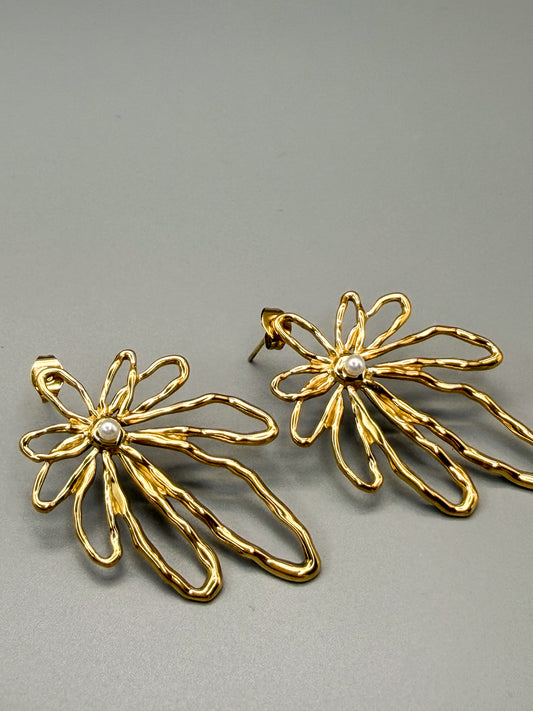 FABRIZIA Fiore Statement Earrings