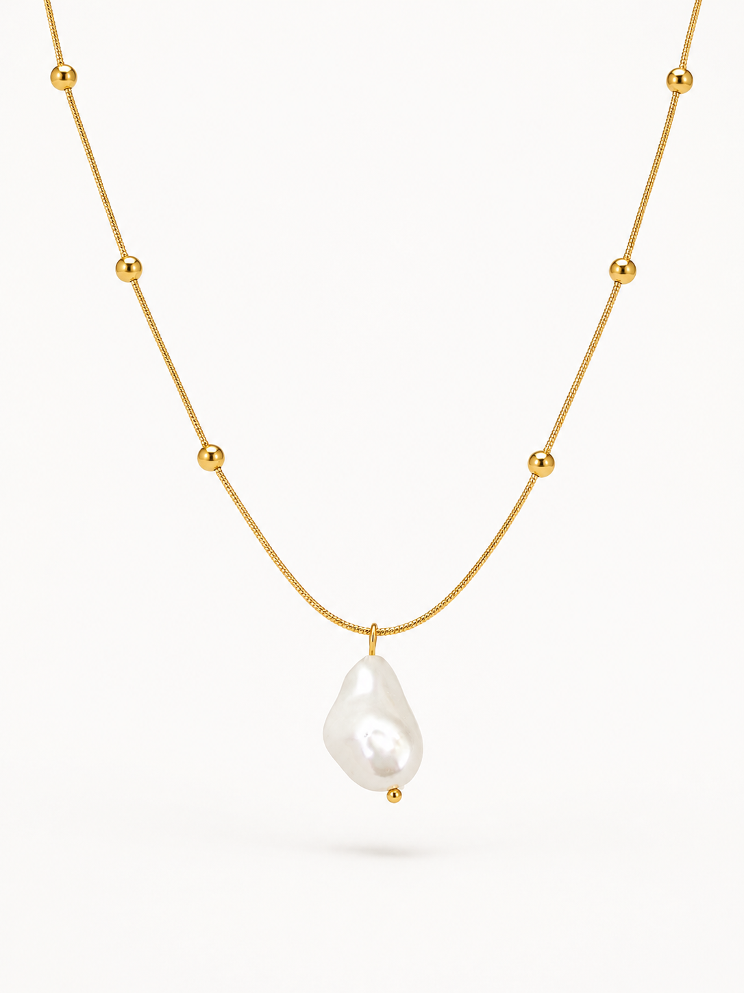 Perla Halskette goldfarben