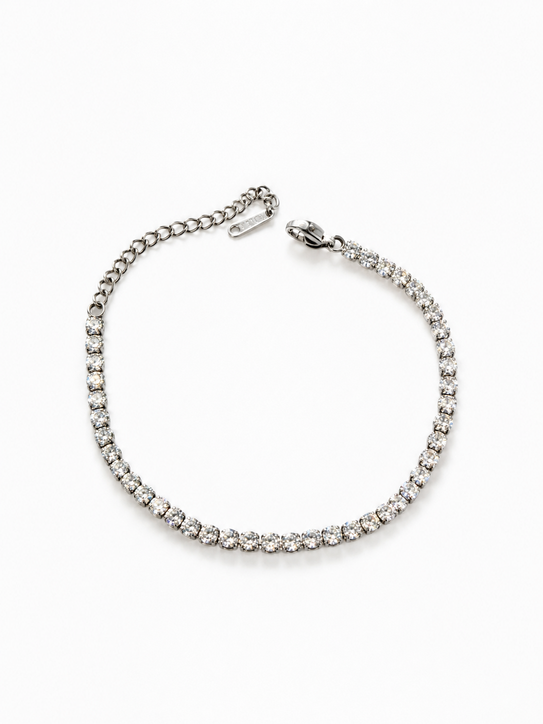 Splendida Tennisarmband Silberfarben