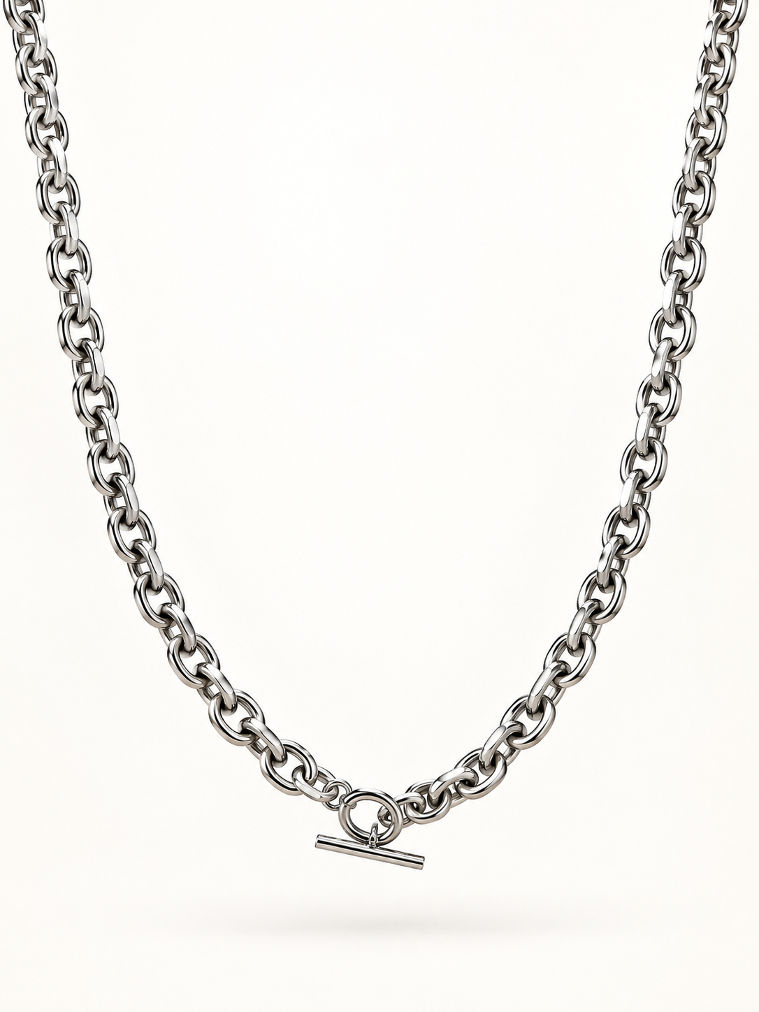 Carattere Argento Halskette