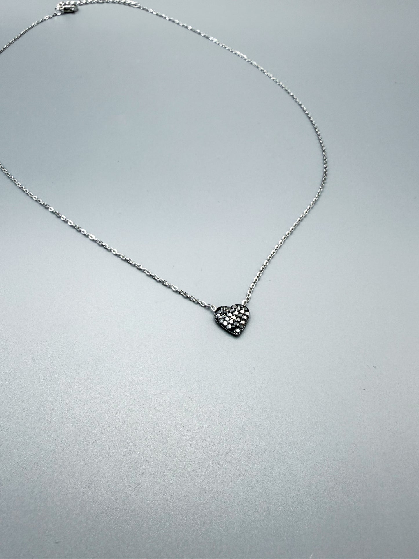 MILETO Cuore Nero Necklace