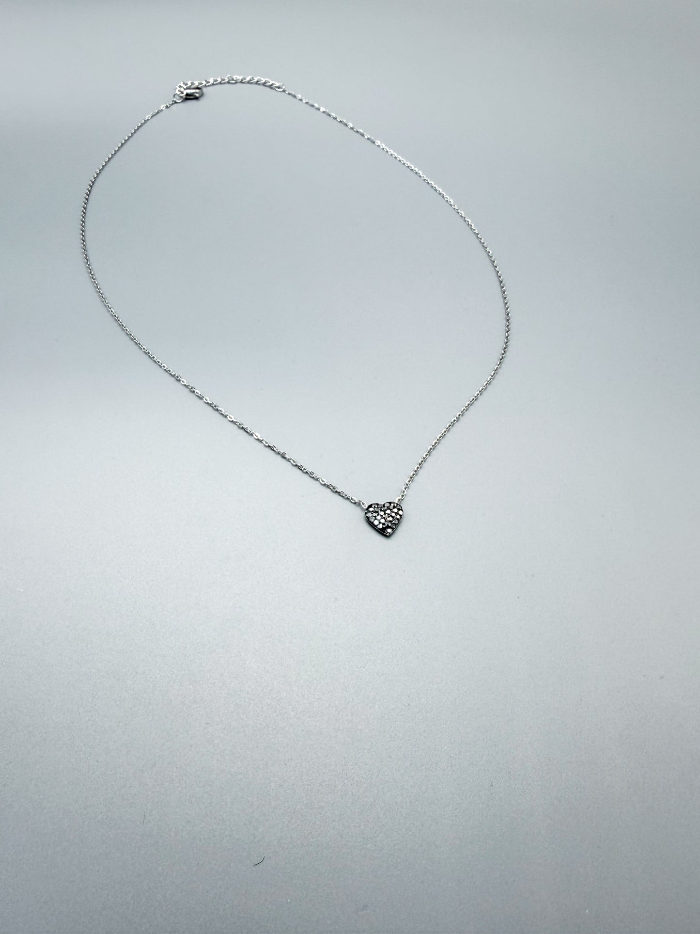 MILETO Cuore Nero Necklace
